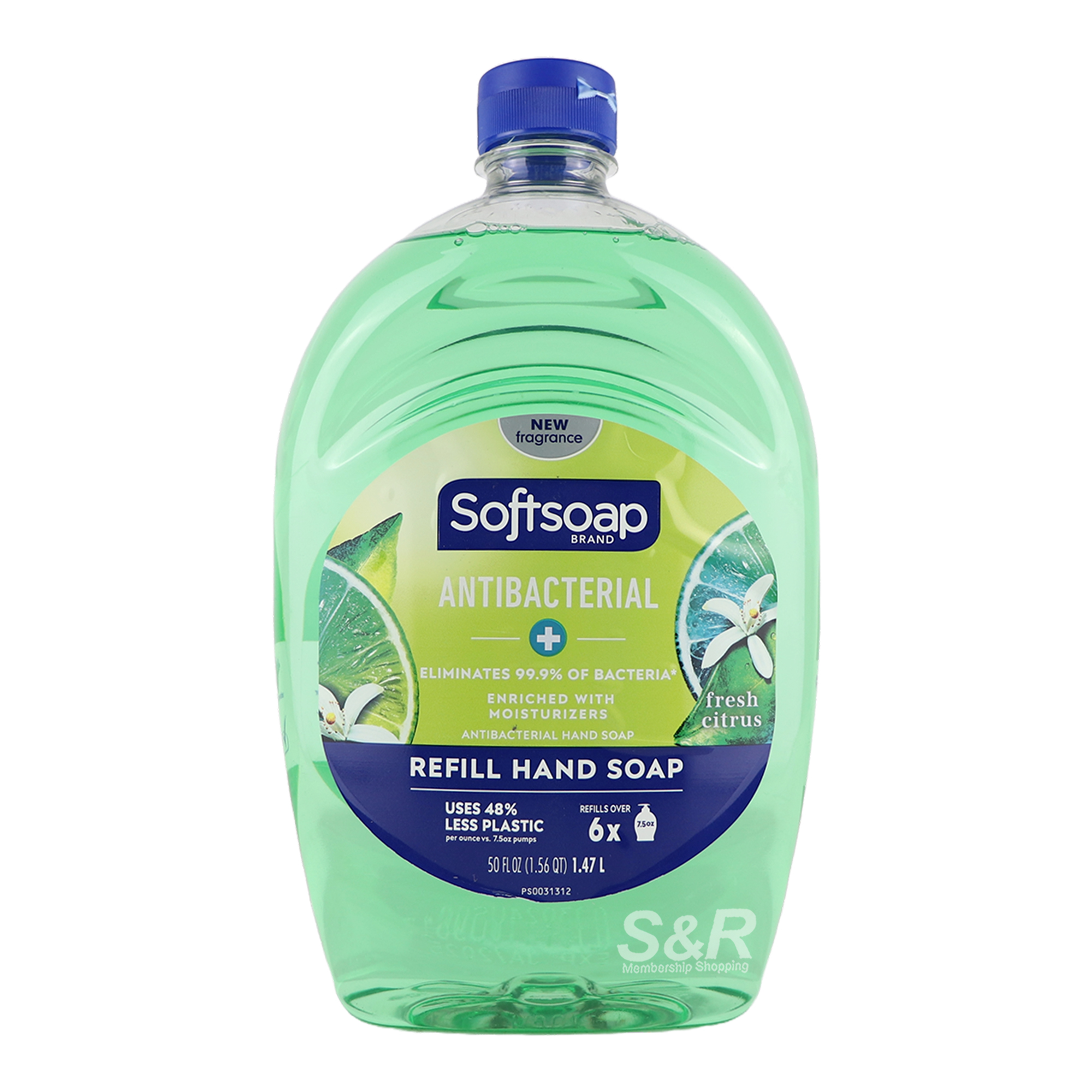 Softsoap Antibacterial Liquid Hand Soap Fresh Citrus 1.47L